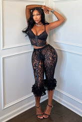 Lace Capri Set