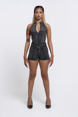 Denim on Denim Romper