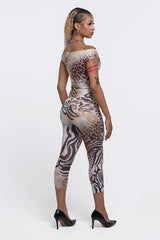 Leopard Capri Set