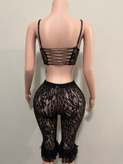 Lace Capri Set